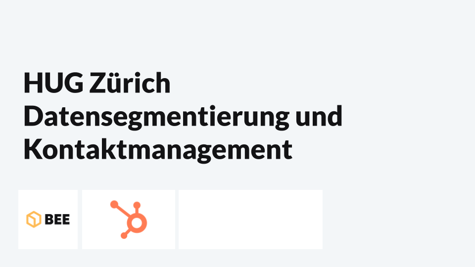 HUG Zürich Datensegmentierung und Kontaktmanagement