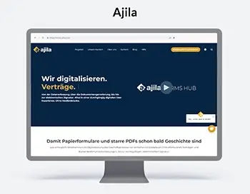 Website Desigin für Ajila