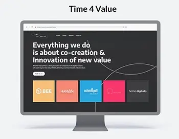 Website Desigin für Time 4 Value